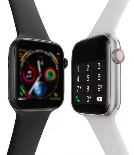 Smartwatch T500 en negro y blanco